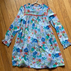 Boden Size 7/8 Blue Bunny Dress